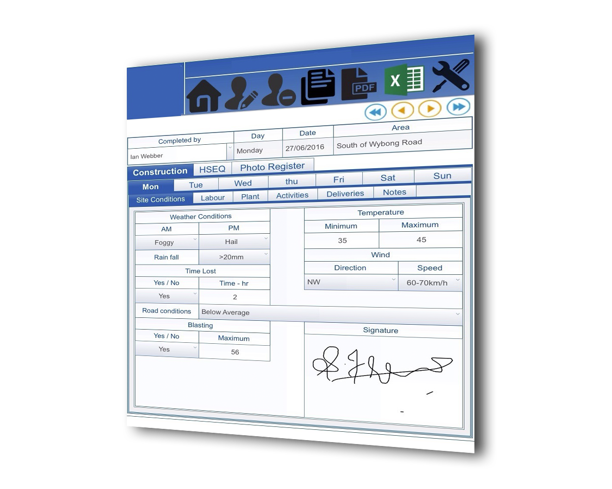 filemaker signature