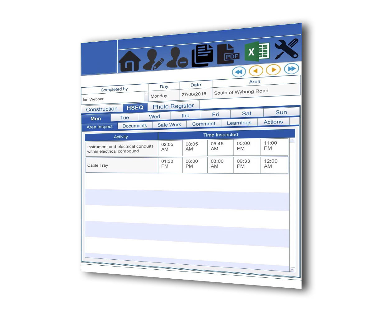 filemaker construction