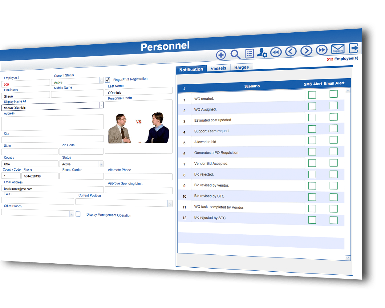 Marine Transport Management System3