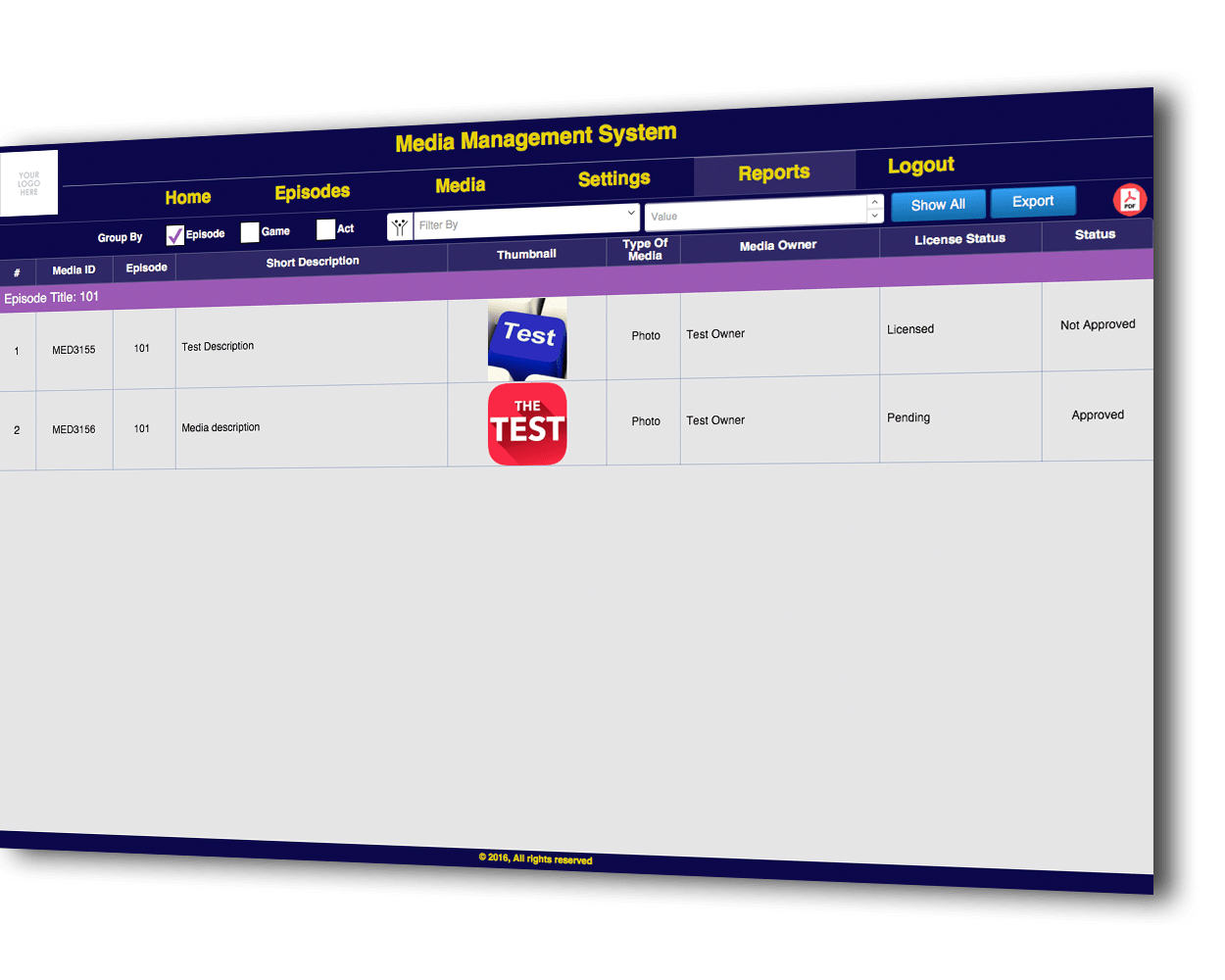 Media management system1